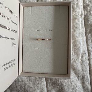 Made by Mary poppy ring